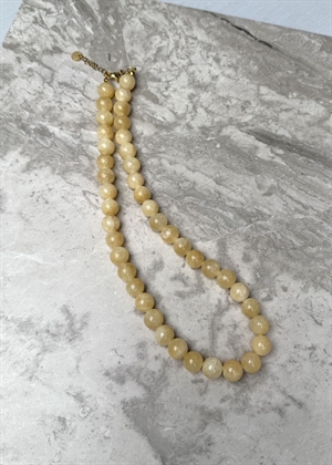 Topaz jade halskæde Lysegul By ANTHON